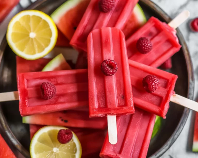 Satisfy Your Summer Cravings with 3 Ingredient Watermelon Popsicles
