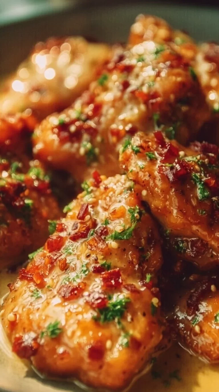 Delicious Marry Me Chicken served with creamy sauce and herbs