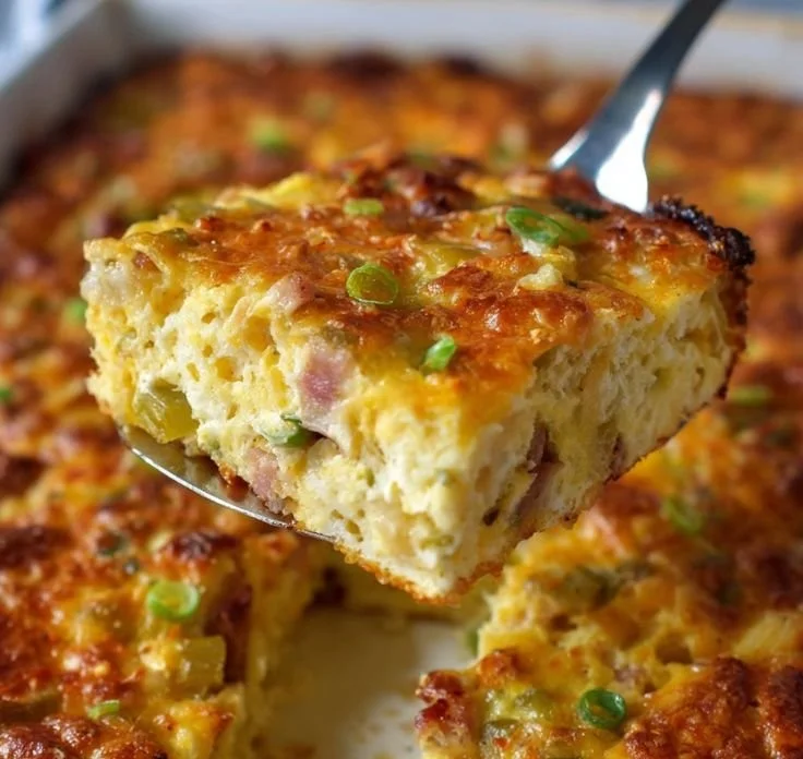 Delicious Farmer's Casserole featuring eggs, potatoes, and vegetables