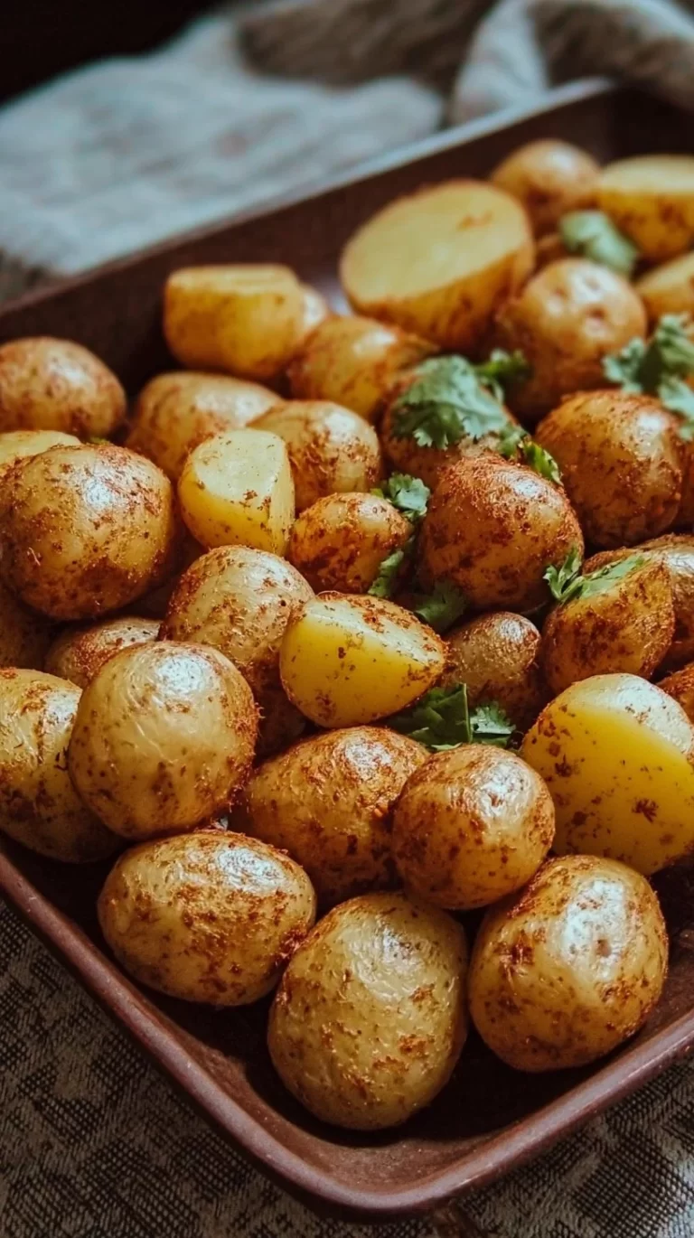 Delicious Mexican potatoes prepared with vibrant spices and flavors.