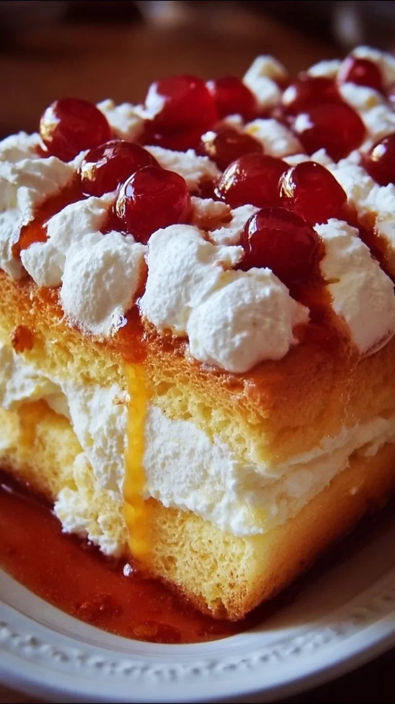 Delicious No-Bake Twinkie Pudding Cake served in a dessert dish